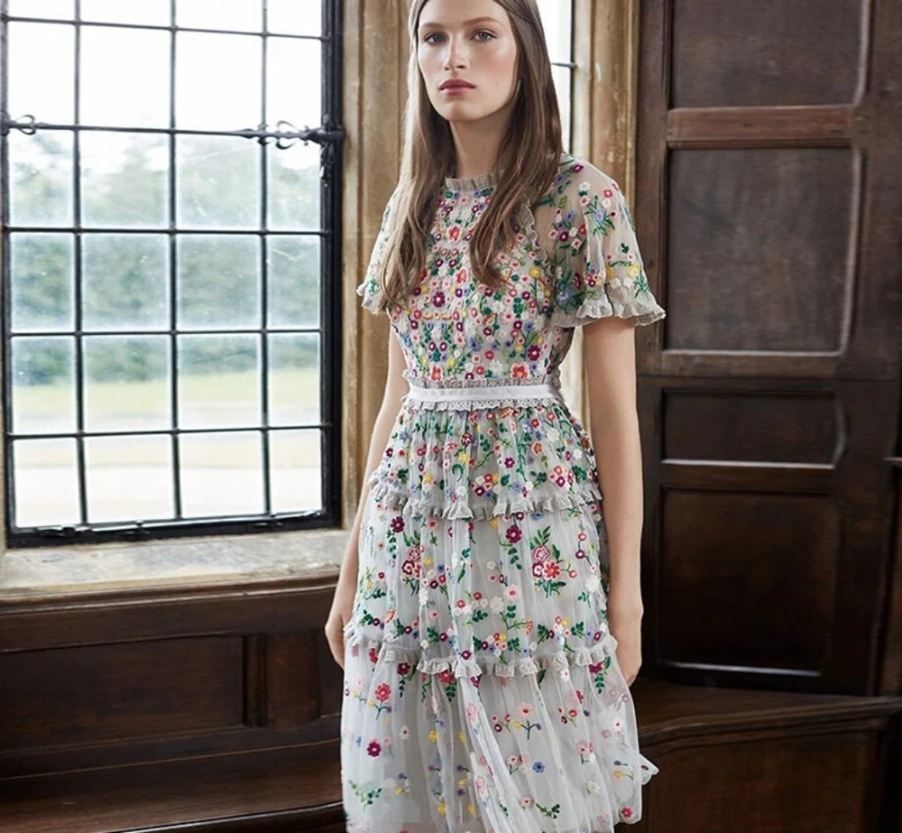 Embroidered dress